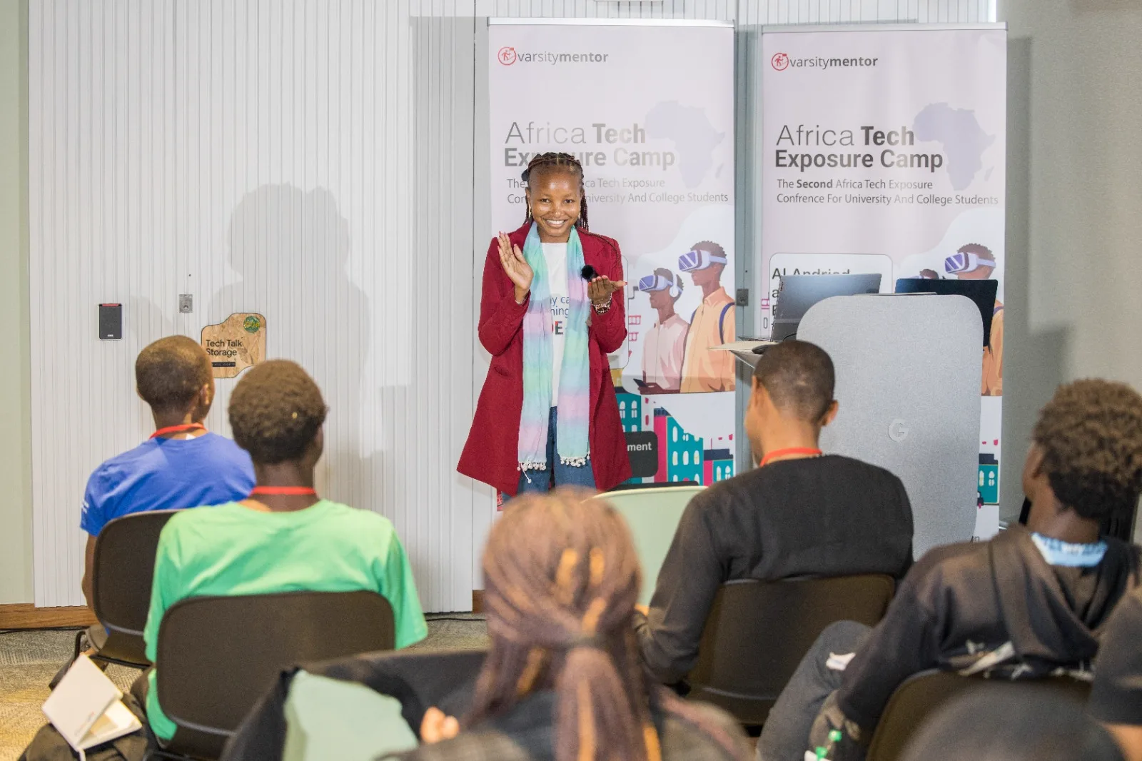 Varsity Mentor Session at Google Offices Nairobi with university students from Kenya